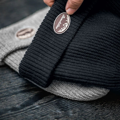 Maden Winter Knitted Wool Caps Men's Vintage All-match Melon Skin Hat Thick Casual Bonnet Unisex Cap Warmer Female Beanie Hats