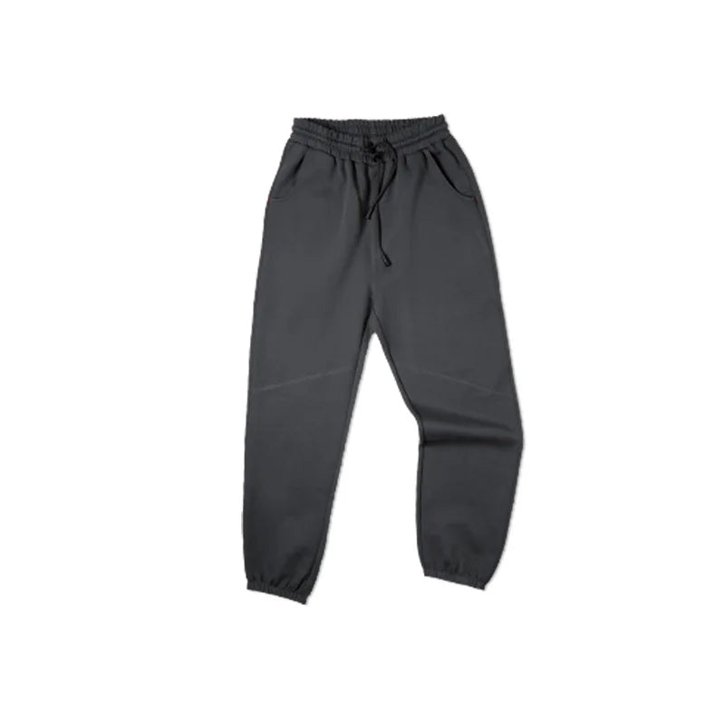 Maden American Casual Pants With Elastic Waist Wrinkle Resistant Loose Fitting Straight Leg Sports Pants For Men's Autumn