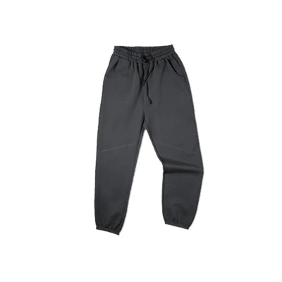 Maden American Casual Pants With Elastic Waist Wrinkle Resistant Loose Fitting Straight Leg Sports Pants For Men's Autumn