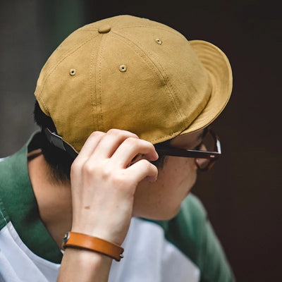 Maden Oversize Men's Denim Golf Caps Casual Newsboy Hat Amekaji Retro Beret Wild Hats Uncle Fu Unisex Vintage Flip Octagonal Cap