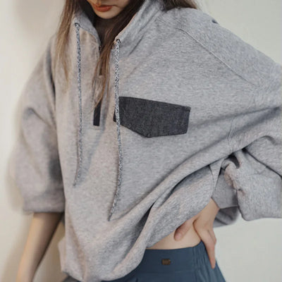 Sudadera con media cremallera para mujer Traff
