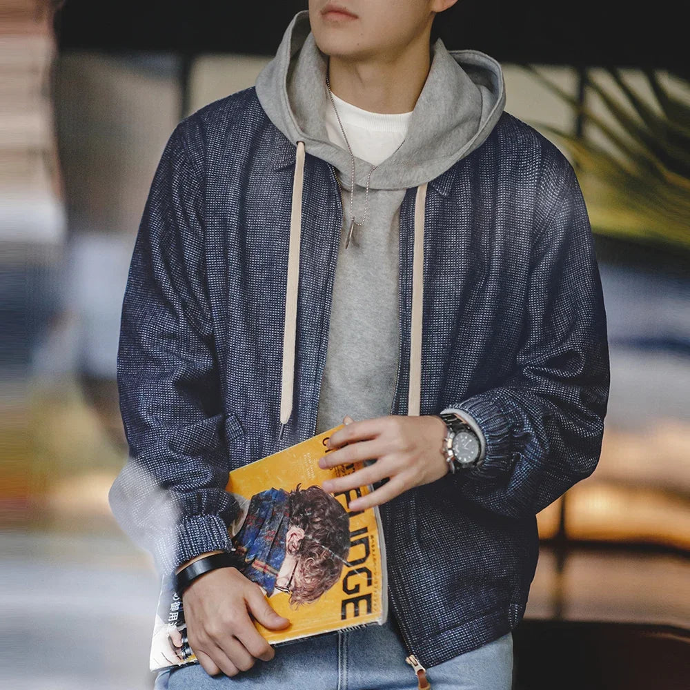 Traff Nueva Chaqueta de Denim Vintage Versátil