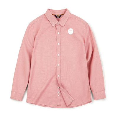 Maden Men's Casual Commuter Business Formal Shirt 100% Cotton  Slim Fit Long Sleeve Plaid Shirts Vintage Social Blouses Tops