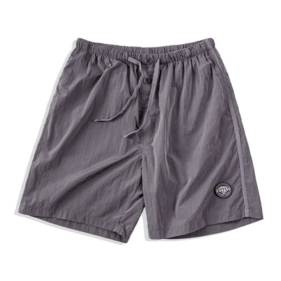 Maden Outdoor Men's Quick-Dry Shorts Lightweight Casual Elastic Waist Drawstring Shorts Loose Fit Running Contrast Summer Shorts
