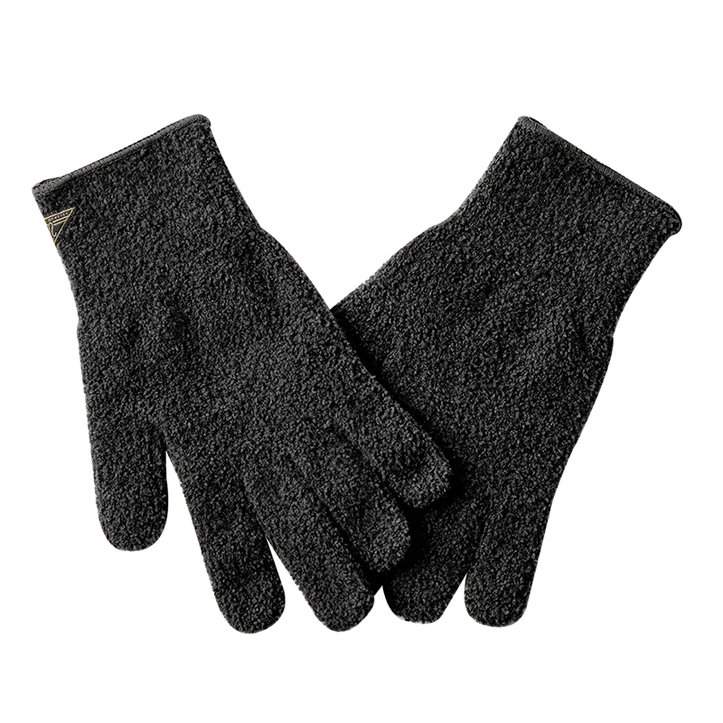 Maden Vintage Winter Touch Screen Gloves Gold Mink Velvet Warm Full Finger Gloves Men Women Outdoor Running Skiing Mittens