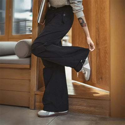 Pantalón de Corte Cómodo para Mujer Traff Stiffy