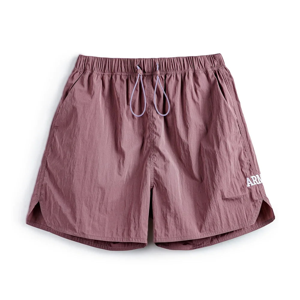 Maden Retro Training Sports Shorts with Thin Letter Embroidered Straight Shorts for Men's Summer Fashion Pants
