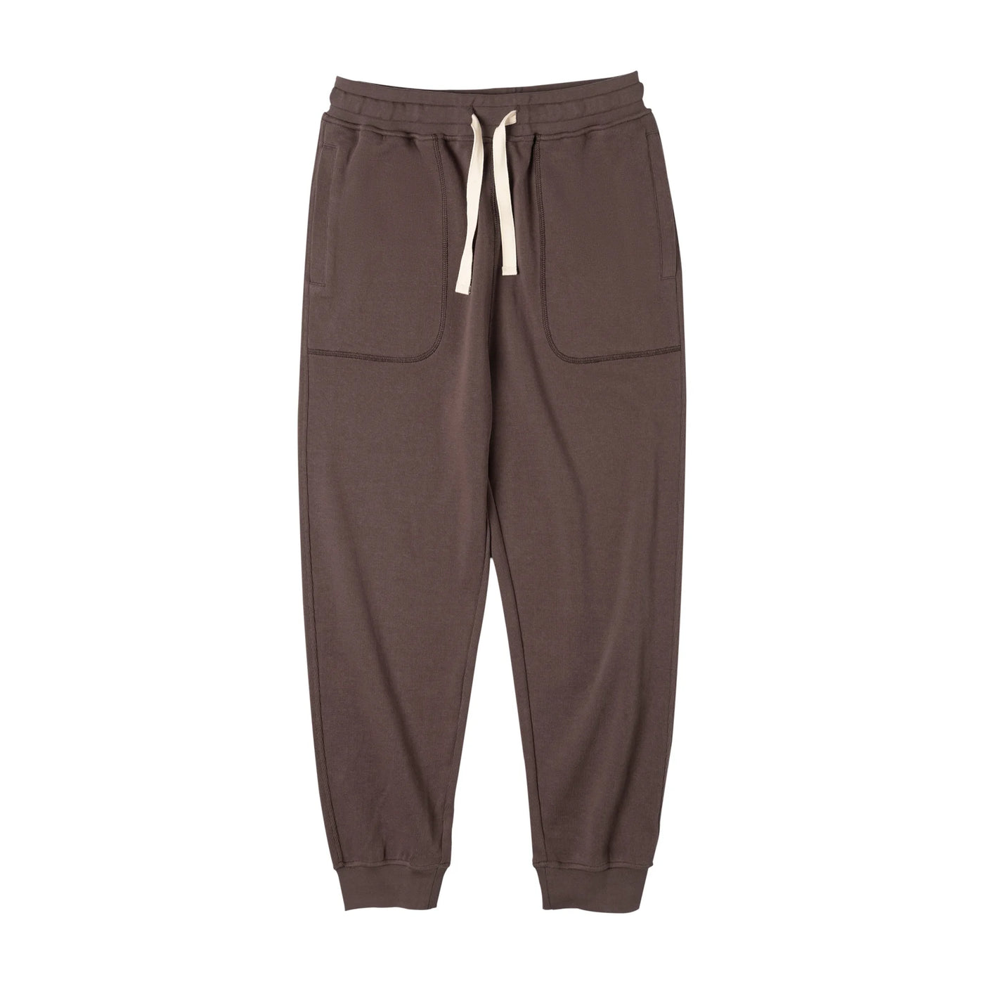 Maden Casual Gray Running Sweatpants Large Pocket Drawstring Workout Training Pants Comfortable Elastic Waist Men's Jogger Pants