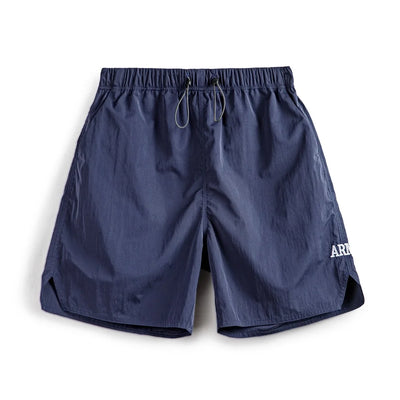 Maden Retro Training Sports Shorts with Thin Letter Embroidered Straight Shorts for Men's Summer Fashion Pants