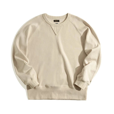 Maden Vintage Men's Hoodies Sweatshirt Oversize Male Loose Cotton Solid Thicken Warm Sweatshirts Casual Knitting Hoodied Clothes