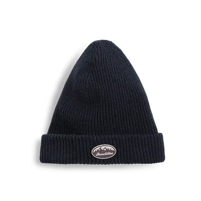 Maden Winter Knitted Wool Caps Men's Vintage All-match Melon Skin Hat Thick Casual Bonnet Unisex Cap Warmer Female Beanie Hats