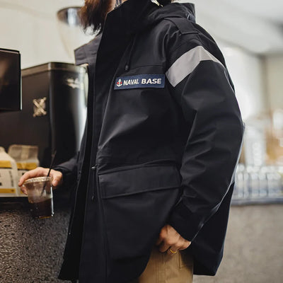 Traff Parka Retro Azul Marino