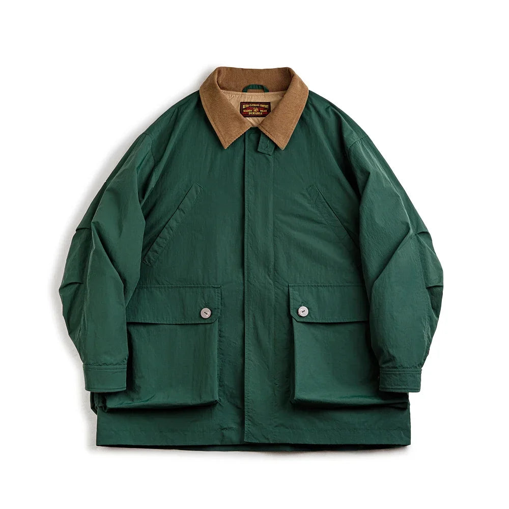 Traff Chaqueta Retro Safari de Pana