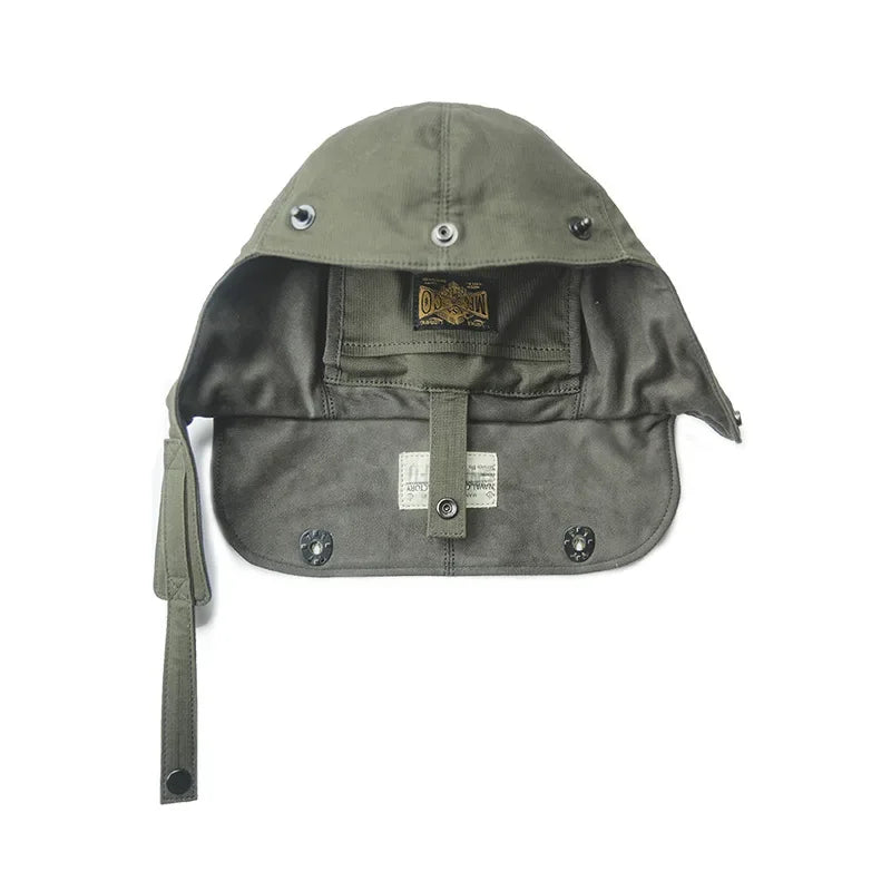 Maden Retro N1 Deck Men's Bags Canvas Messenger Crossbody Chest Waist Bag Green Hats Travel Shoulder Belt Bag