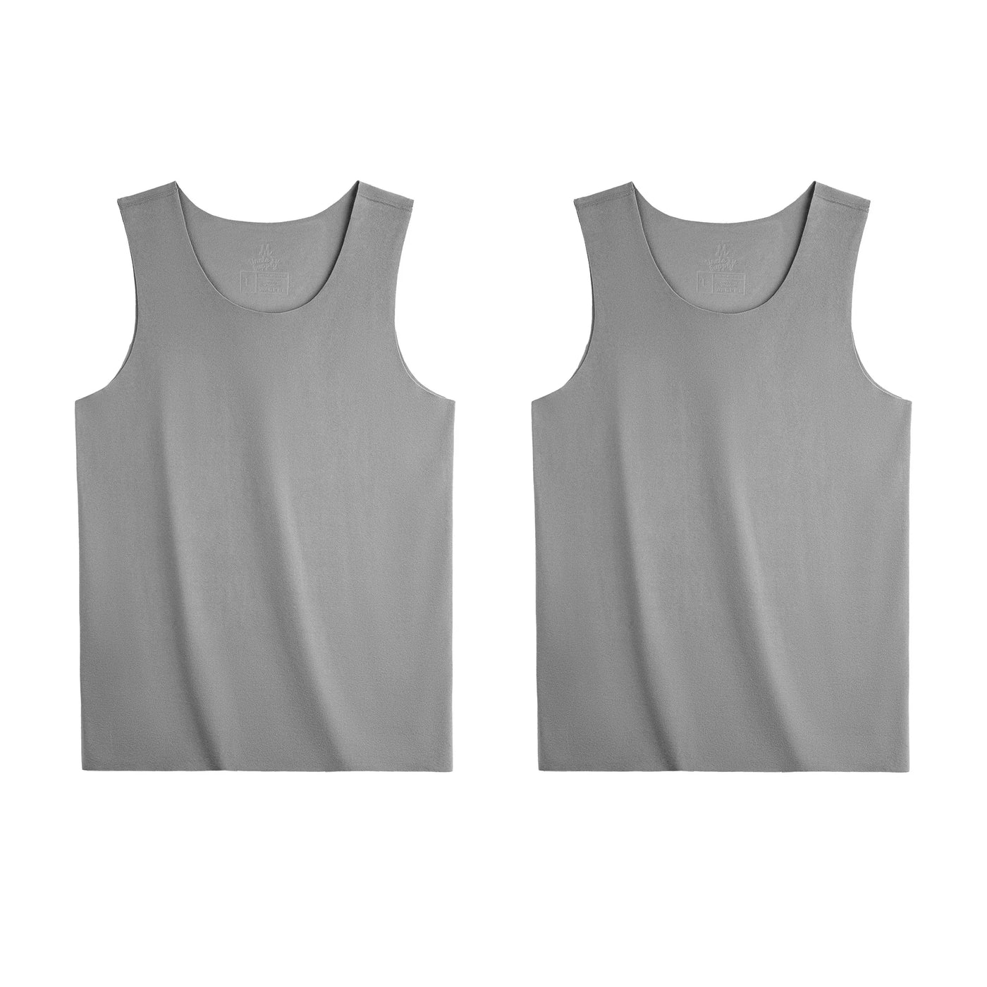 Maden New Casual Solid Color Tank Tops Inner Layer Basic Tops for Men's Versatile Seamless Vest Summer Slim Fit Sleeveless Vest