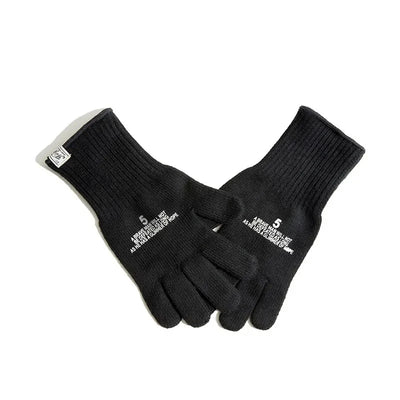Maden Winter Cycling Tactical Gloves Elegant Touchscreen Vintage Knitted Print Full-finger Gloves Business Autumn Warm Fashion