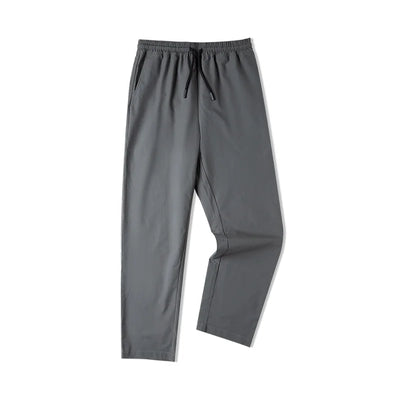 Maden Slight Stretch and Wrinkle-resistant Casual Pants for Men Straight Tapered Pants Male Fall Blazer Trousers Khaki Color