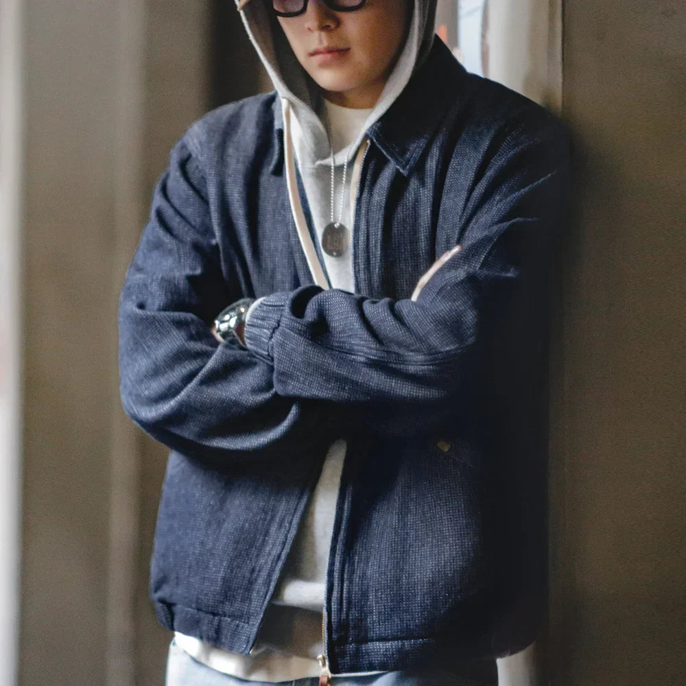 Traff Nueva Chaqueta de Denim Vintage Versátil