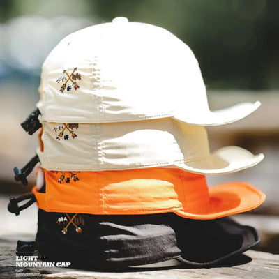 Maden Adjustable Outdoor Camping Baseball Caps Breathable Original Duck Tongue Hat Men's Lightweight Fishing Sun Fitted Hats