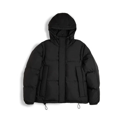 Maden Men's Winter Detachable Sleeves Down Jacket Outdoor Functional Hooded Vest Jacket Warm Thickened Overcoat Versatile Parka