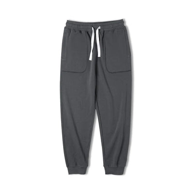 Maden Men's Large Pocket Drawstring Gray Sweatpants Running Workout Training Pants Comfortable Elastic Waist Mens Jogger Pants