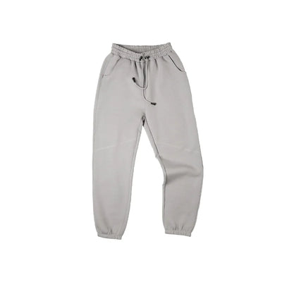 Maden American Casual Pants With Elastic Waist Wrinkle Resistant Loose Fitting Straight Leg Sports Pants For Men's Autumn