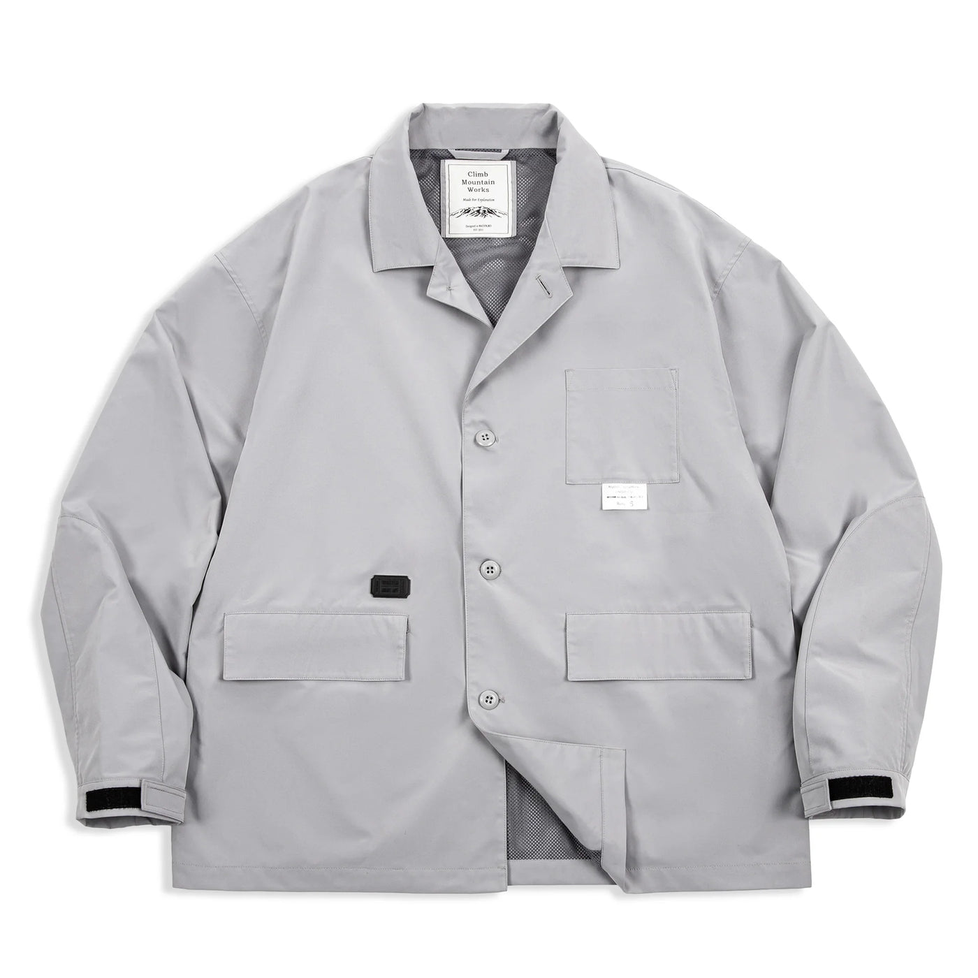 Maden Mountain Style Outdoor Multi-Pocket Suit Jacket Cityboy Flat Lapel Casual Versatile Coat Men's Blazer Spring And Autumn