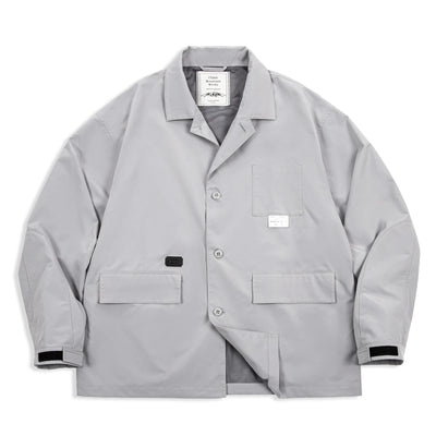 Maden Mountain Style Outdoor Multi-Pocket Suit Jacket Cityboy Flat Lapel Casual Versatile Coat Men's Blazer Spring And Autumn