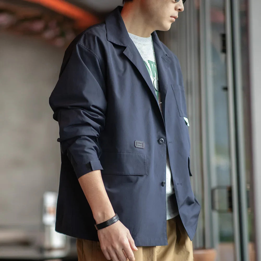 Traff Chaqueta Blazer Casual para Hombre OSP