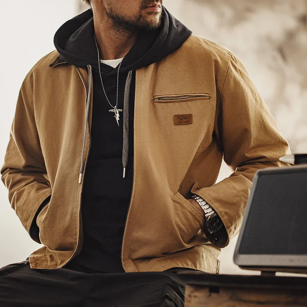 Traff Retro Canvas Detroit Chaqueta