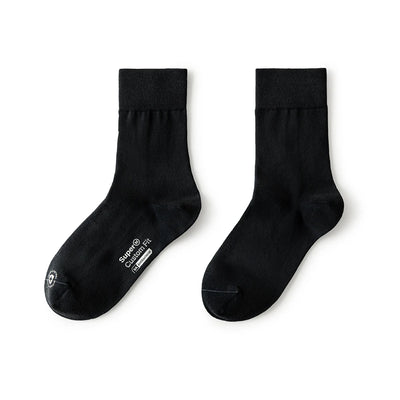 Maden 3 Pack Pairs Summer Cotton Socks Grade Antibacterial Knitted Mid-calf Sports Breathable Deodorant Socks