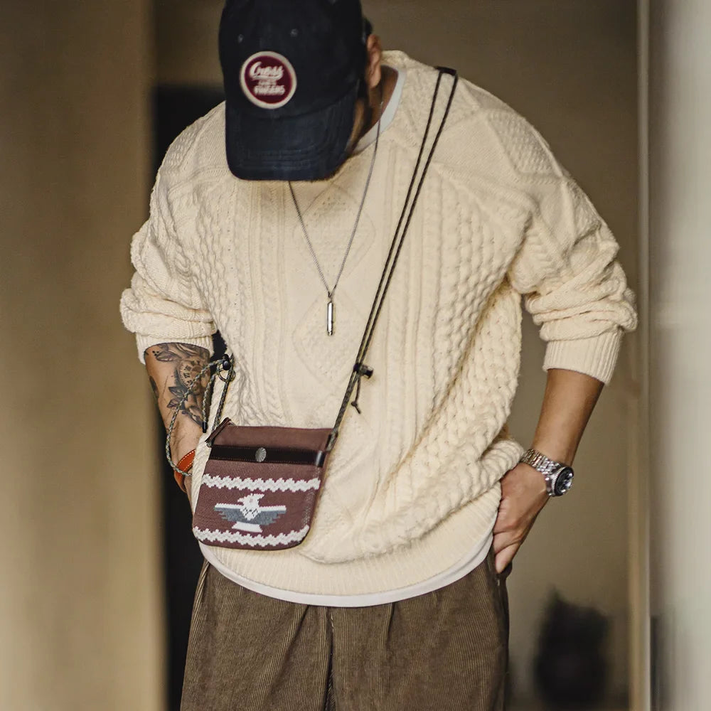 SUÉTER RETRO ARAN Traff