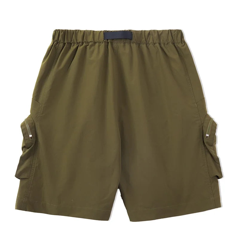 Maden Outdoor Tactical Shorts Men's Summer Lightweight Multi-Pocket Adjustable Waist Cargo Shorts Green Hiking Casual Bottoms