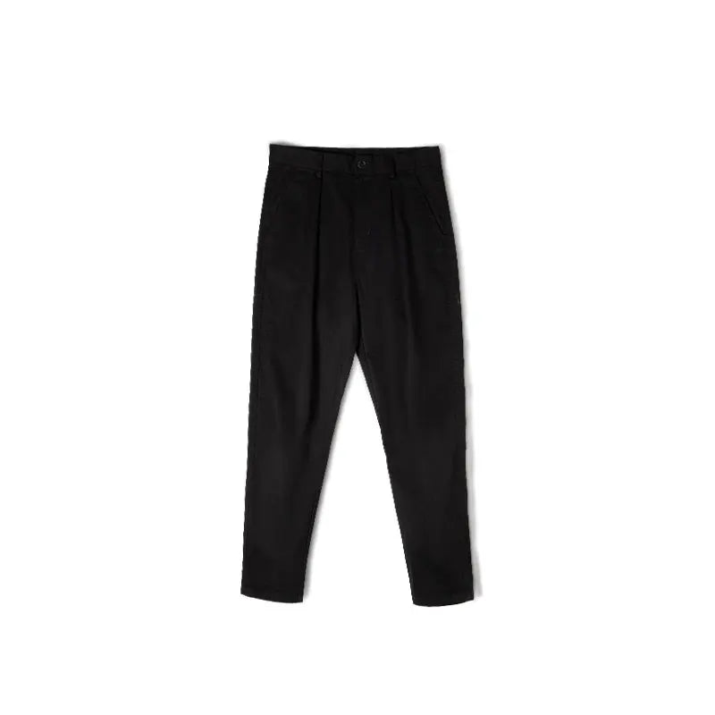 Maden Cotton Casual Pants Men American vintage Style Male Twill Slim Fit Stretch Pencil Trouser Autumn Amekaji Clothing Khaki