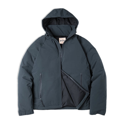 Maden Winter Hooded Down Jacket for Men White Duck Down Filling Thickened Warm Outer Coat Outdoor Windproof Parkas Black Jacket