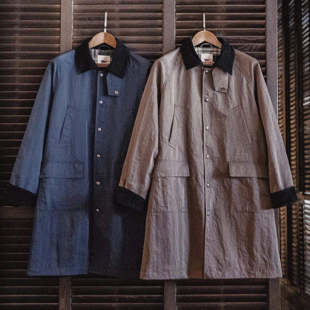 Abrigo Trench Safari de Pana Retro Traff