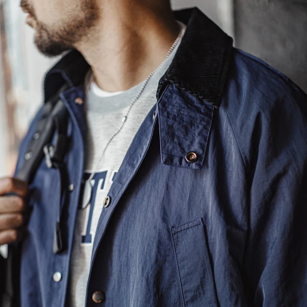 Abrigo Trench Safari de Pana Retro Traff