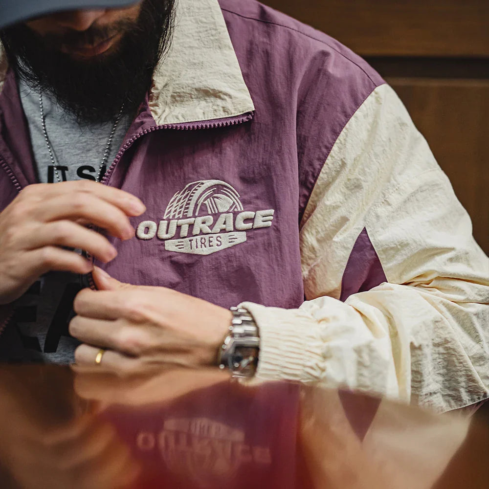 Traff Chaqueta de Carreras Vintage Splice
