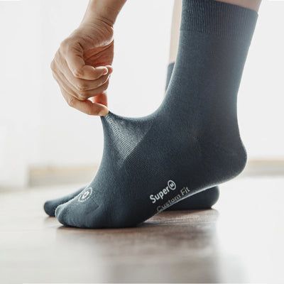 Maden 3 Pack Pairs Summer Cotton Socks Grade Antibacterial Knitted Mid-calf Sports Breathable Deodorant Socks
