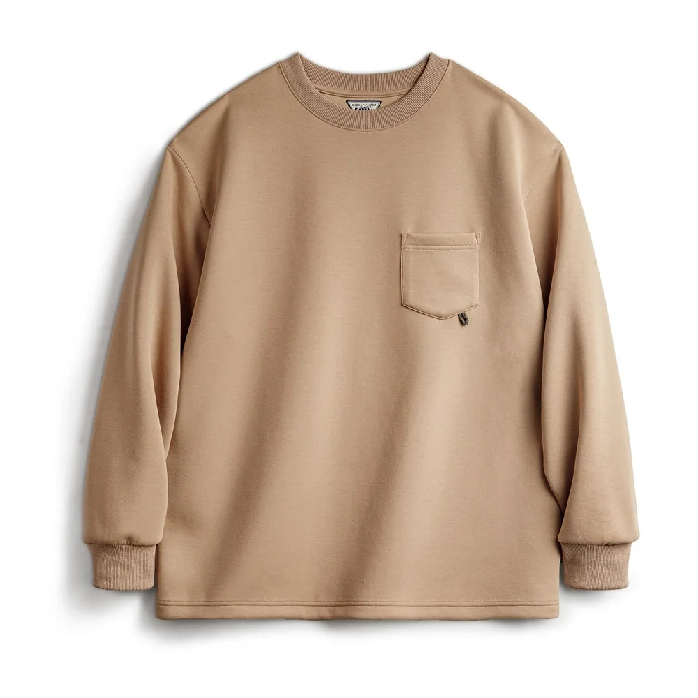 Maden Casual 3D Letter Print Sweater Illustration Pattern Design Loose Round Neck Long Sleeve for Top Men's Spring And Autumn