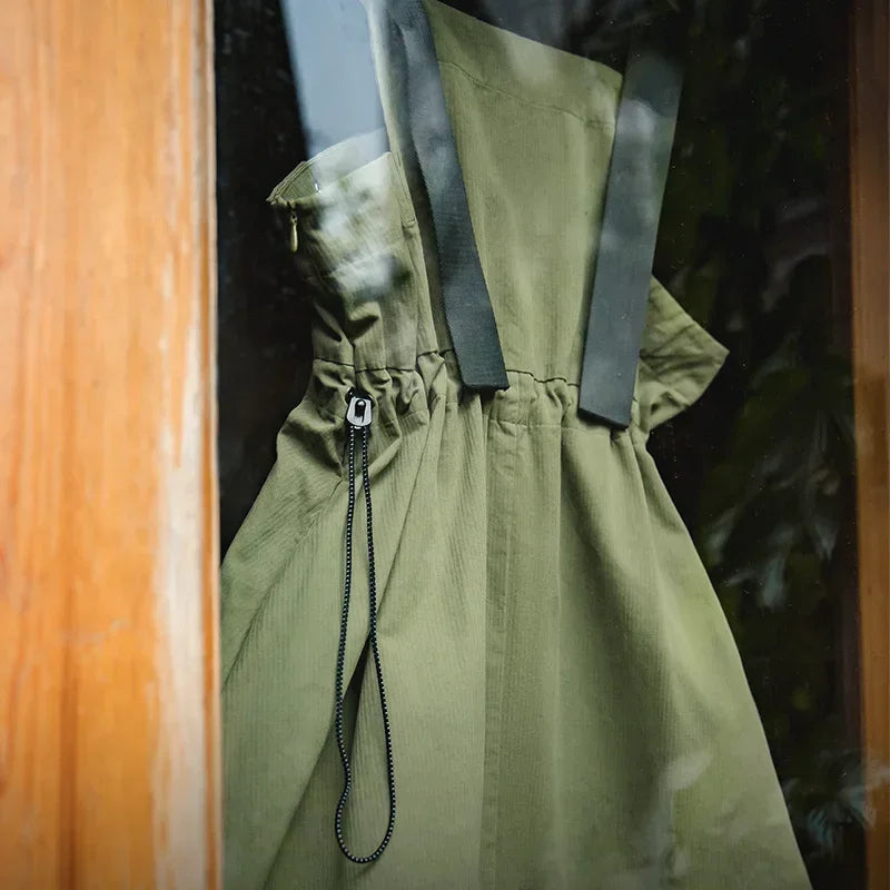 Traff Vestido de Verano sin Mangas para Mujer