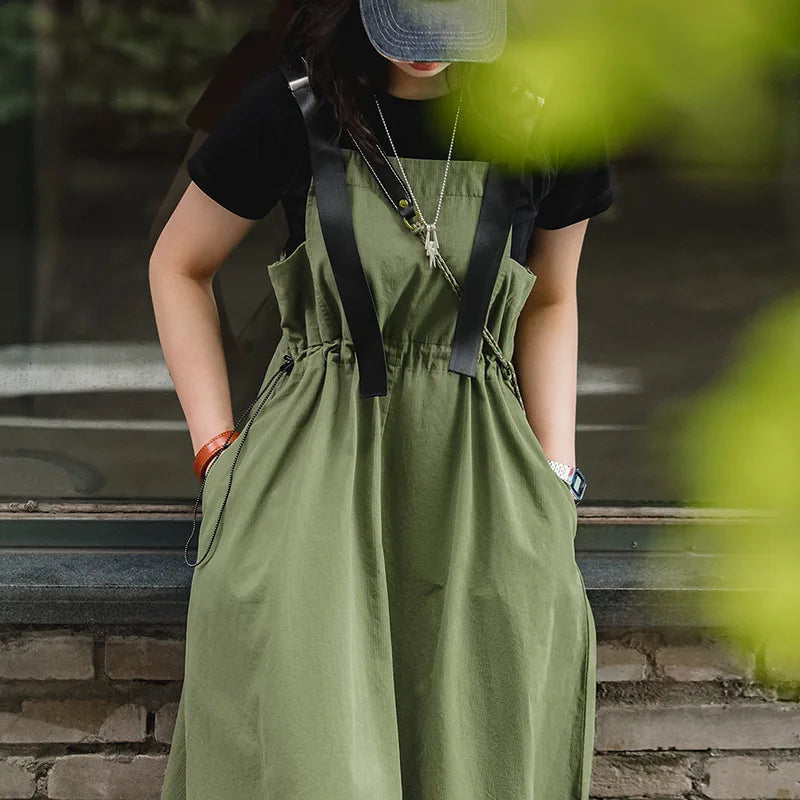 Traff Vestido de Verano sin Mangas para Mujer