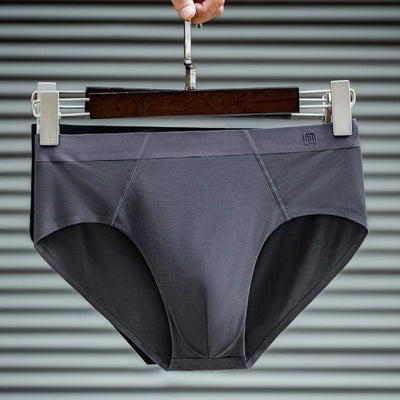 Maden Men's Briefs 60 Modal Non-marking Breathable Underpants Solid Mid-Rise Stretch Underwear Male Soft Sexy Panties Bikini