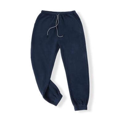 Maden Casual Fleece Leggings Elastic Waist Trousers For Warmth Versatile Knitted Pants Men's Sweatpants