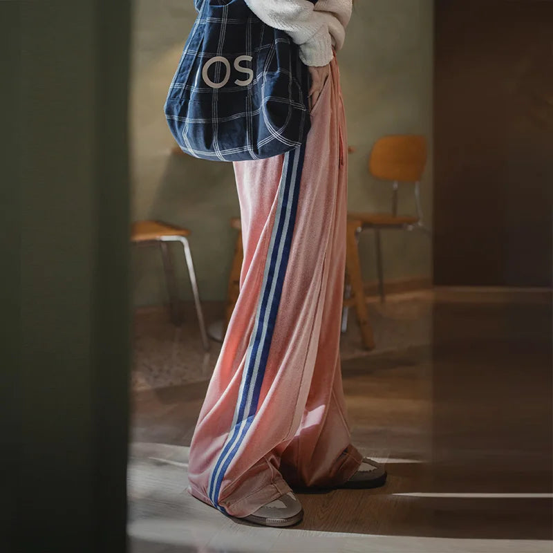 Traff Pantalón de Pierna Ancha para Mujer
