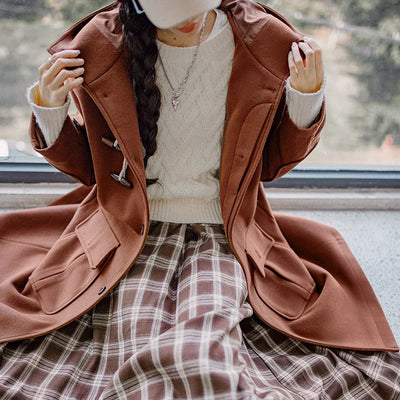 Abrigo de Estilo Universitario Vintage Traff