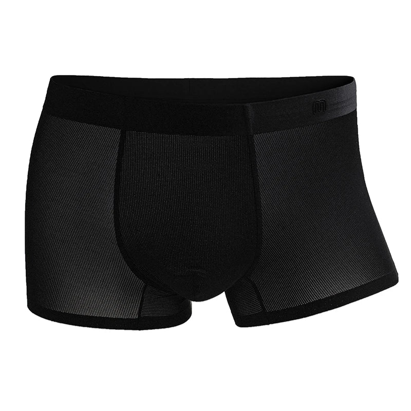 Maden Men's three-piece Boxer Briefs 7A Grade Antibacterial Breathable Underwears Seamless Thin Sports Sweat-wicking Boxer Short
