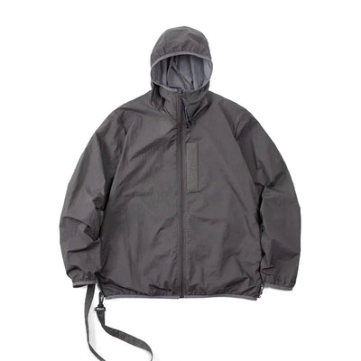 Maden Men's UPF 50+ UV Full Zip Sun Protection Jacket Light Thin Breathable Packable Fishing Windbreaker Hiking Hooded Skin Coat