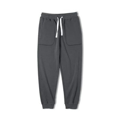 Maden Men's Large Pocket Drawstring Gray Sweatpants Running Workout Training Pants Comfortable Elastic Waist Mens Jogger Pants