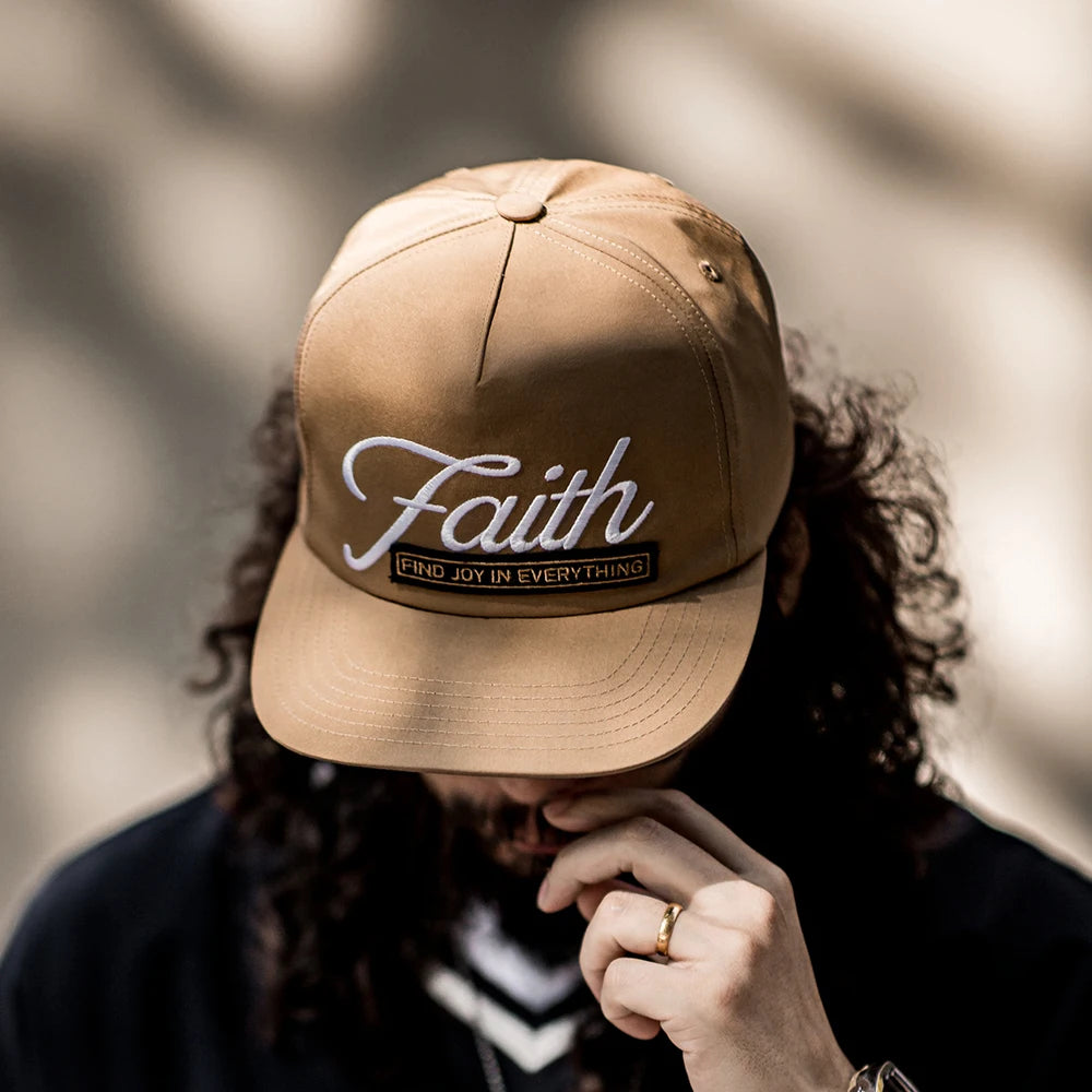 Maden Vintage Embroidered Letter Baseball Cap Unisex Round Top Flat Brim Hat Casual Sun Hat for Streetwear and Hip-Hop Style